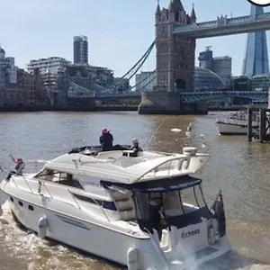 Yacht -central St Kats Dock Tower Bridge London
